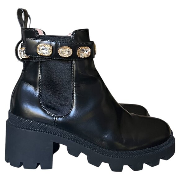 GUCCI Trip Booties with Jewels - Picture 13 of 14